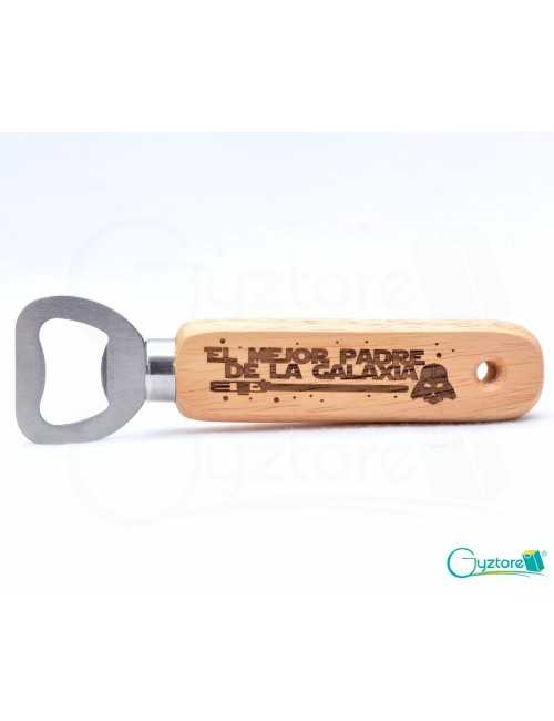 Llavero destapador de madera “El Mejor de la Galaxia”