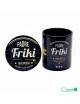 Combo para papá: Posavasos + taza negra "Papá Friki"