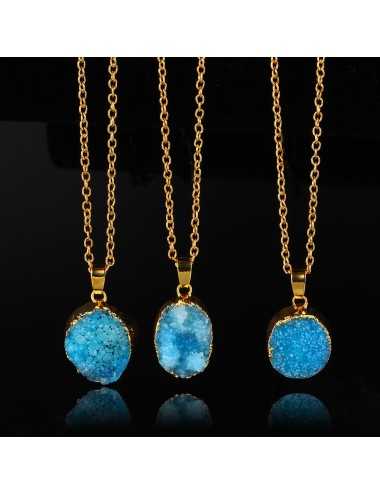 Collar Gemstone con dije de piedra natural