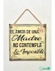 Cuadro artesanal "Para el mundo eres una Mamá"