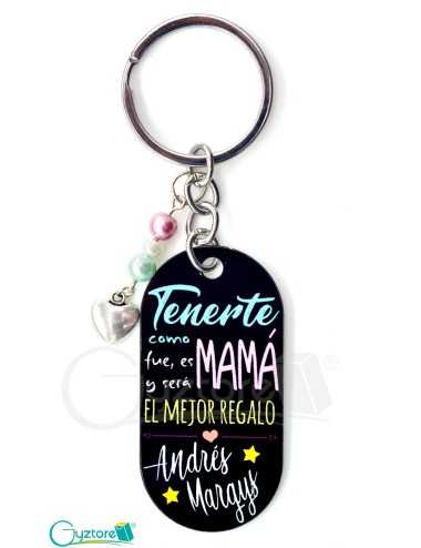 Llavero Personalizable "Mamá, El Mejor Regalo"