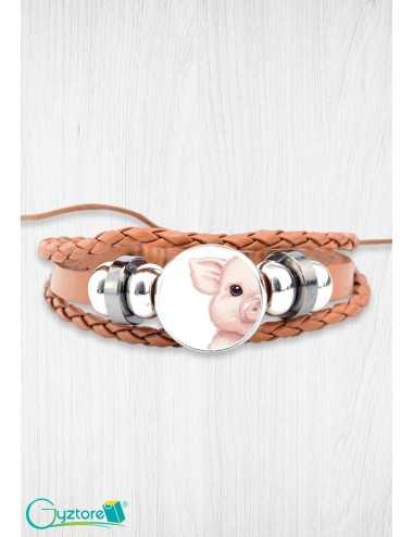 Brazalete diseño de chanchito