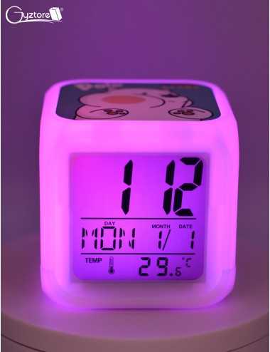 Relojes digitales “Osos escandalosos” con LED multicolor