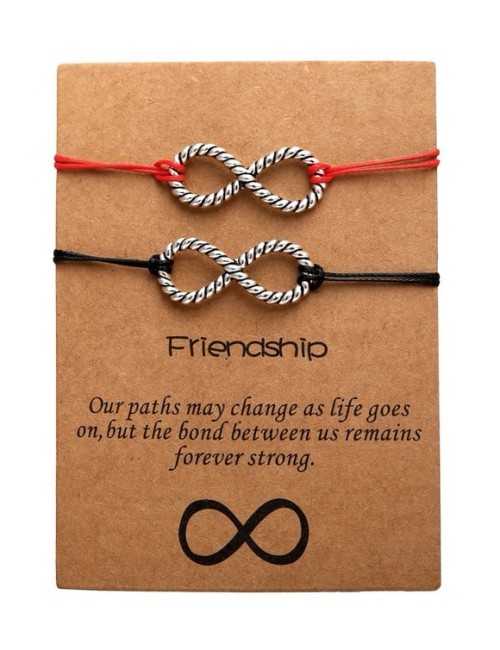 Pulseras para 2 BFFs signo infinito Pulseras para 2 BFFs signo infinito