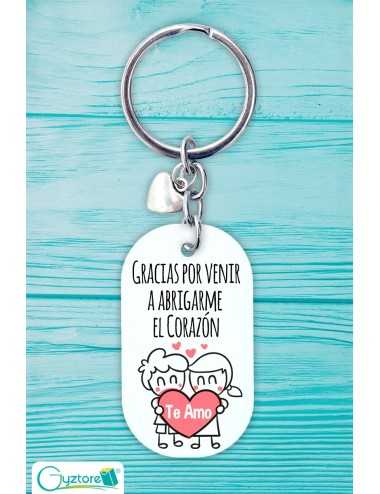 Llavero “Gracias por abrigarme el corazón”