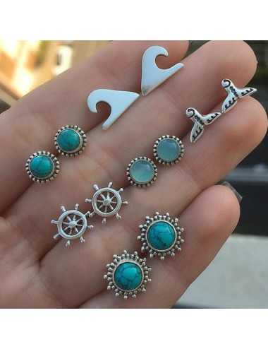 Aretes NAVY