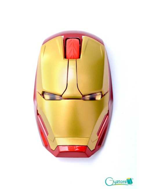 Mouse wireless diseño de IronMan Mouse wireless diseño de IronMan
