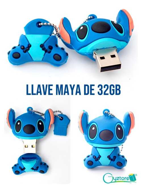 Llave Maya de 32GB diseño Stitch Llave Maya de 32GB diseño Stitch