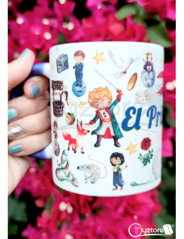 Taza mágica azul de El Principito