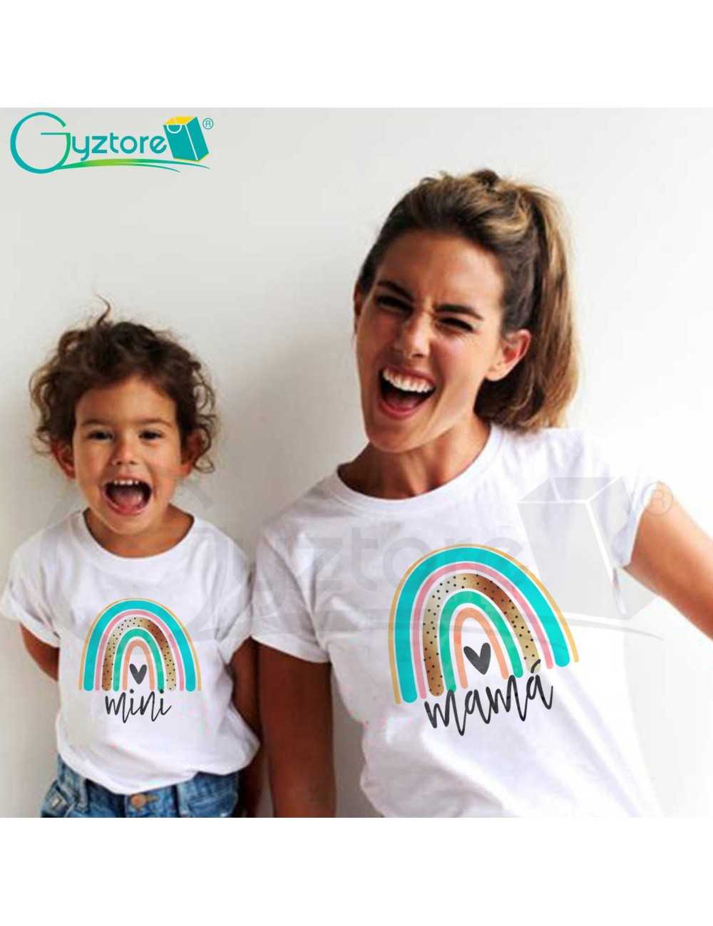 Camisetas e Hija diseño Arcoíris