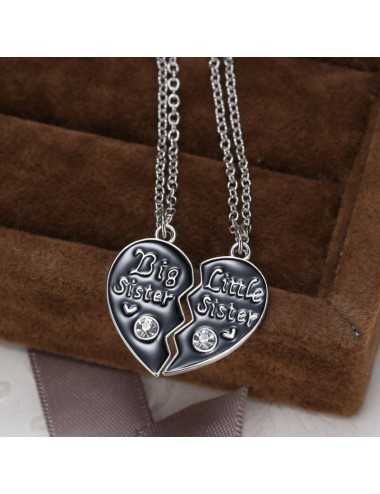 Collar doble Big sister Little sister