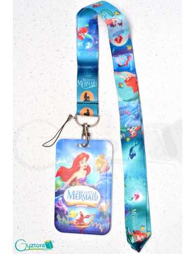 Lanyard y porta-gafete diseño La Sirenita