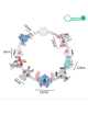 Pulsera Stitch estilo Pandora