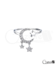 Anillo plata 925 luna y estrellas