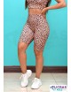 Biker supplex diseño Animal Print Café