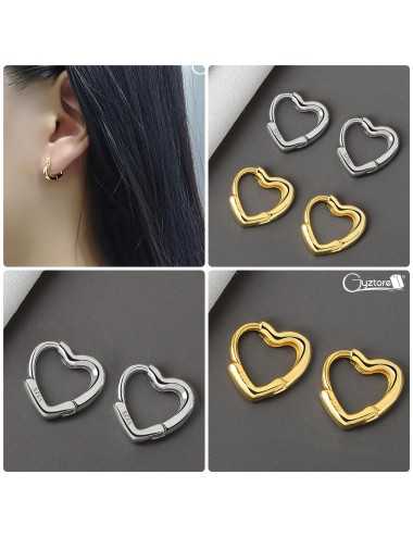 Aretes Huggies diseño de...