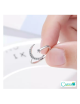 Anillo ajustable Luna y estrella plata 925