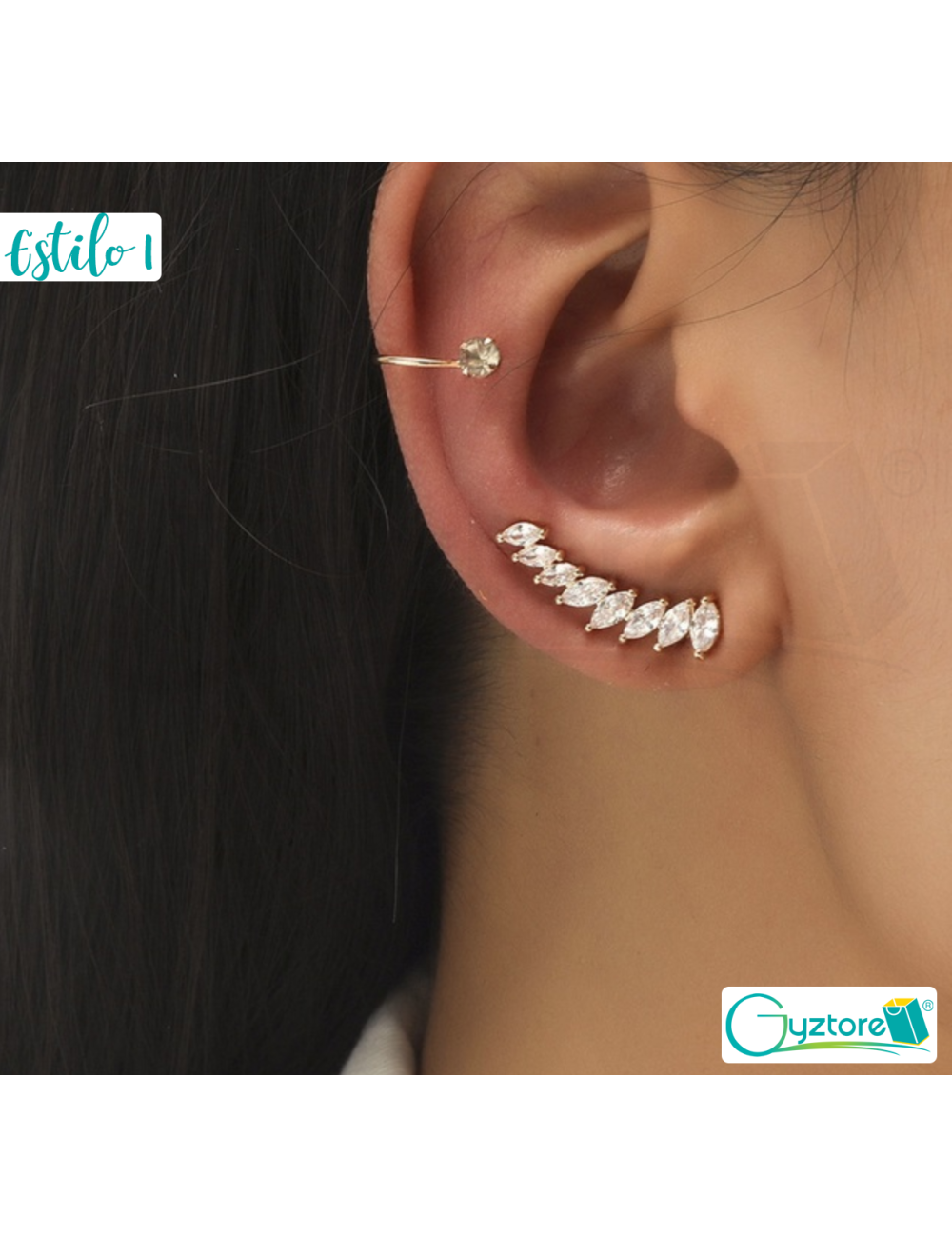 Aretes climbers simuladores con clip