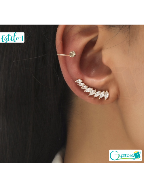 Aretes climbers simuladores con clip